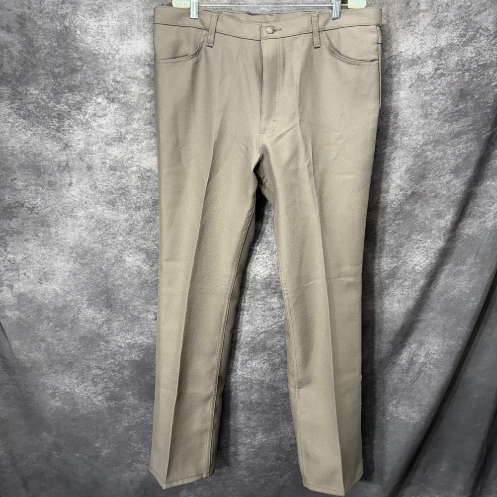Wrangler Wrancher Boot Cut Pants Mens 40x32 Birch 82BH Western Work Ranchwear